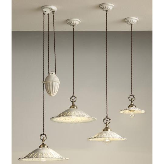 country mediteransky stylu keramicka s tienidlom zavesna jedalen kuchyna obyvacka vidiecky lampa sada provence provensalska lampa vintage country jedalen kuchyna osvetlenie vidiecky provence porcelanova s cipkou s otvorom.jpg